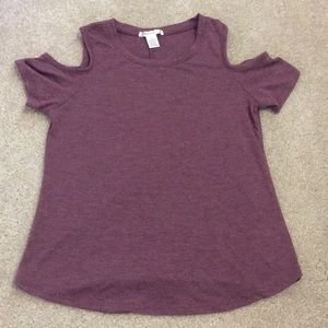 Girls Cold Shoulder Shirt